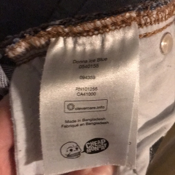 Cheap Monday Donna ice blue 90’s high waisted mon jeans, 30/32 - Picture 10 of 10